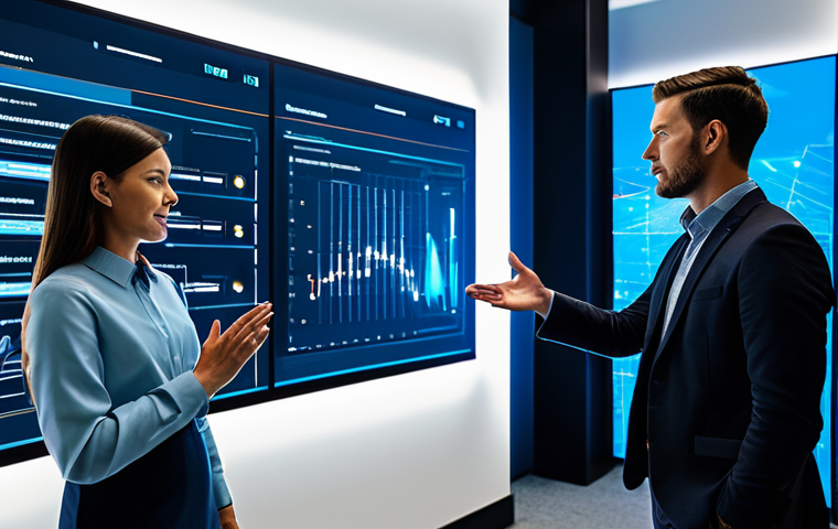 A diverse group of professional CX designers, fully clothed in modest business attire, collaborating around a large interactive holographic display. The setting is a sleek, futuristic office environment with soft, ambient lighting. The display shows abstract data visualizations related to customer journeys and emotional insights. One person gestures towards the display, while another listens attentively, demonstrating empathy and human connection. A subtle, glowing AI interface is integrated into the background, suggesting technological assistance without dominating the human element. Professional photography, cinematic lighting, ultra-detailed, high-resolution, perfect anatomy, correct proportions, natural poses, well-formed hands, proper finger count, natural body proportions, safe for work, appropriate content, fully clothed, professional.
